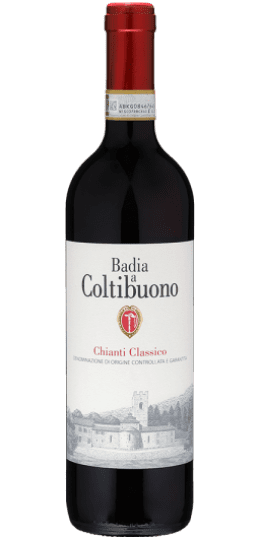 Badia A Coltibuono Chianti Classico, Een Waar Meesterwerk Uit De Betoverende Regio Chianti In Toscane, Italië. Het Belichaamt De Essentie Van Italiaanse Wijnkunst.