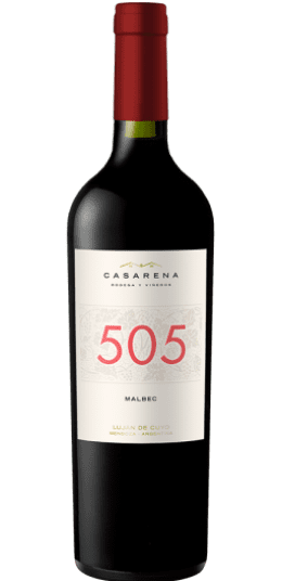 Casarena Malbec 505 Is Een Heerlijke Rode Wijn Uit Het Betoverende Mendoza-gebied Van Argentinië. Pure Expressie Van 100% Malbec Druiven. Bekwaam Gecreëerd