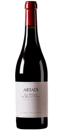 Bodega Artadi La Poza de Ballesteros is een verfijnde Spaanse rode wijn, geworteld in de betoverende Rioja-regio van Spanje. De befaamde Tempranillo spelen een grote rol in de smaak van deze rode wijn.