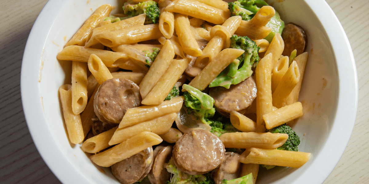 Penne Met Broccoli En Worst