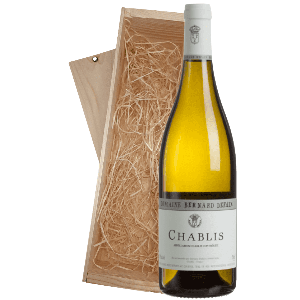 Geschenkkist 1-fles Domaine Bernard Defaix Chablis