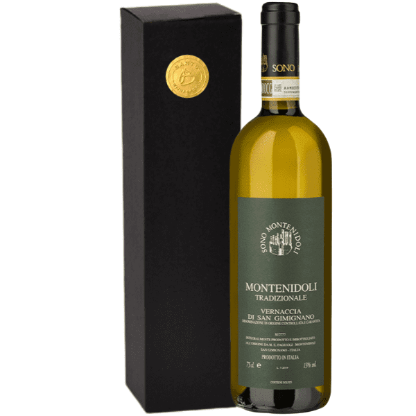 Geschenkdoos 1-fles Montenidoli Vernaccia Di San Gimignano