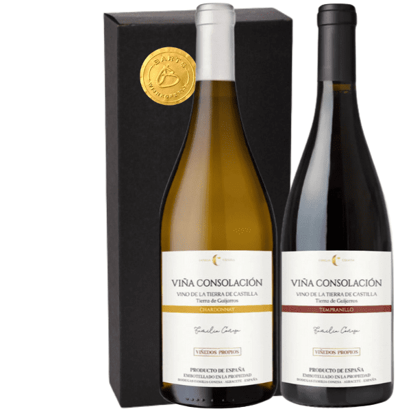 Geschenkdoos 2-flessen Viña Consolación Chardonnay-Tempranillo