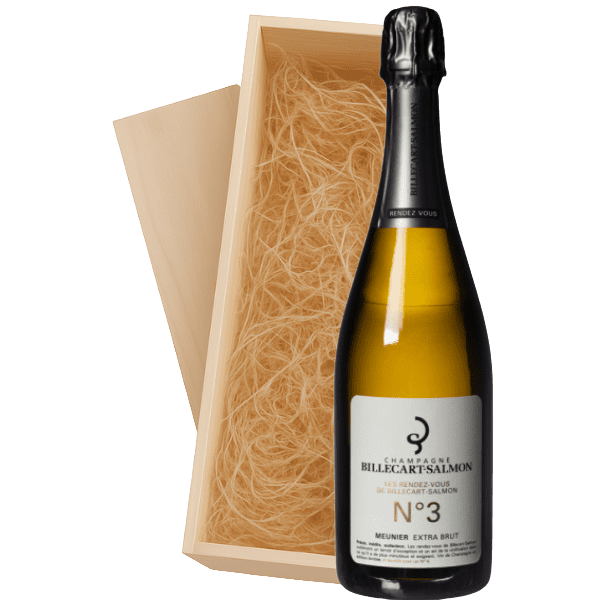 Geschenkkist 1-fles Champagne Billecart-Salmon Les Rendez-Vous No.3 Extra Brut