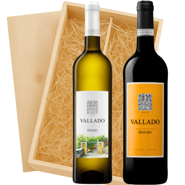 Geschenkkist 2-flessen Quinta Do Vallado Douro White – Douro Red