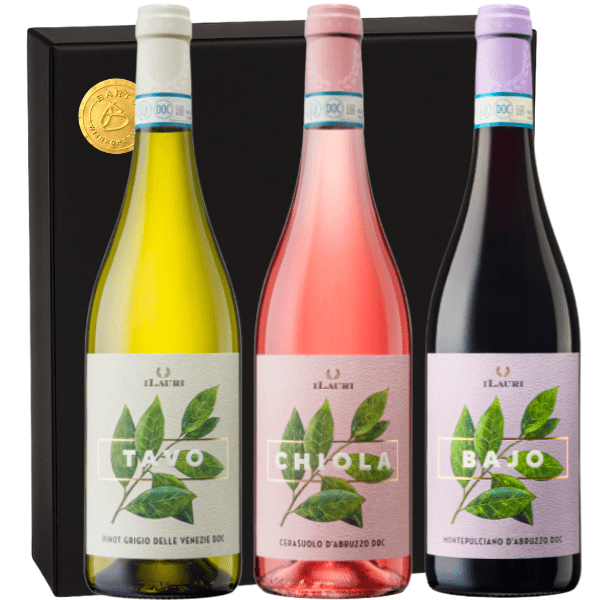 Geschenkdoos 3-flessen ILauri Tavo – Chiola – Bajo