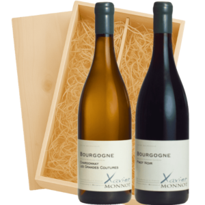 geschenkkist-2 fles-xavier-monnot-bourgogne-blanc-rouge