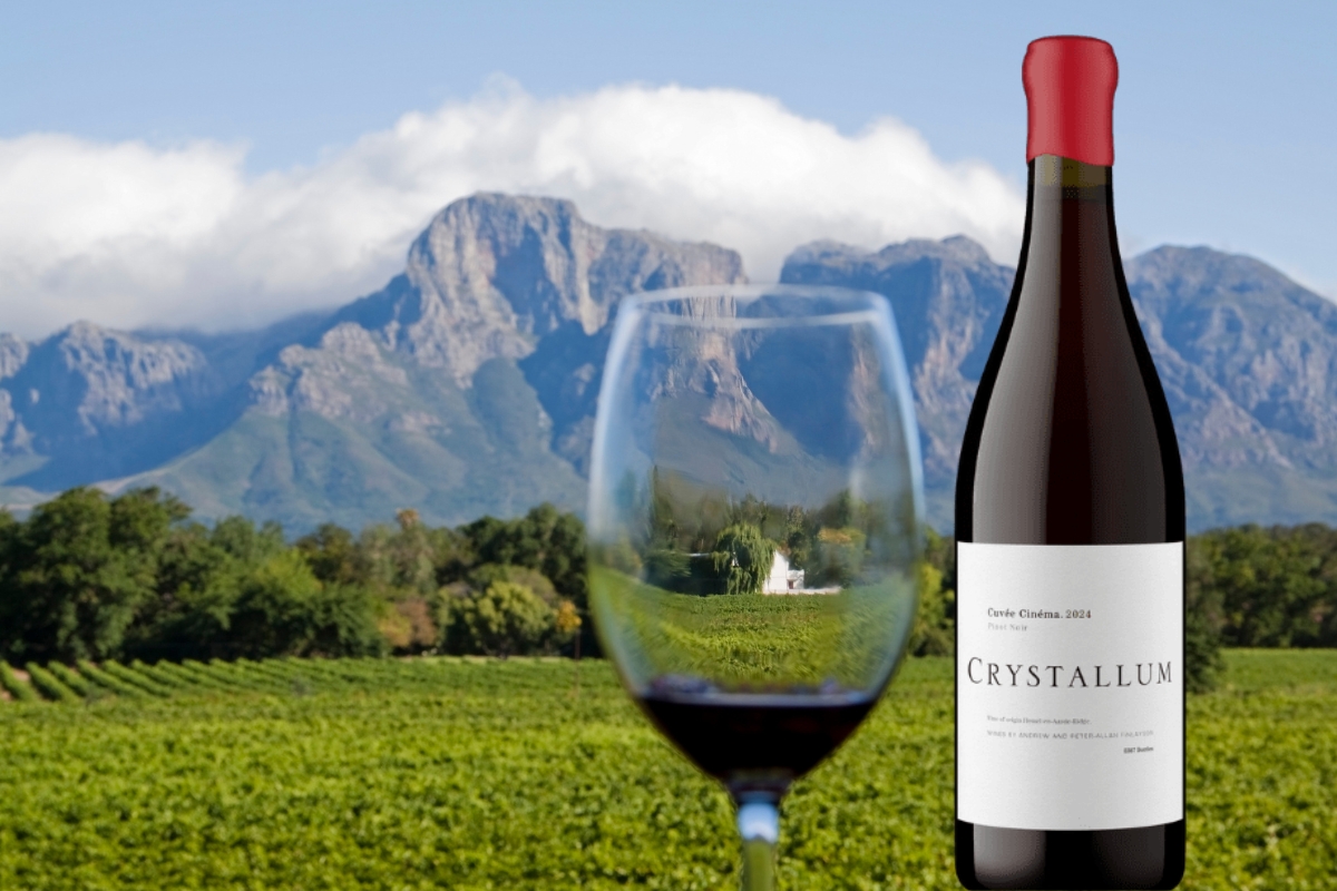 Crystallum Cuvee Cinema in landschap