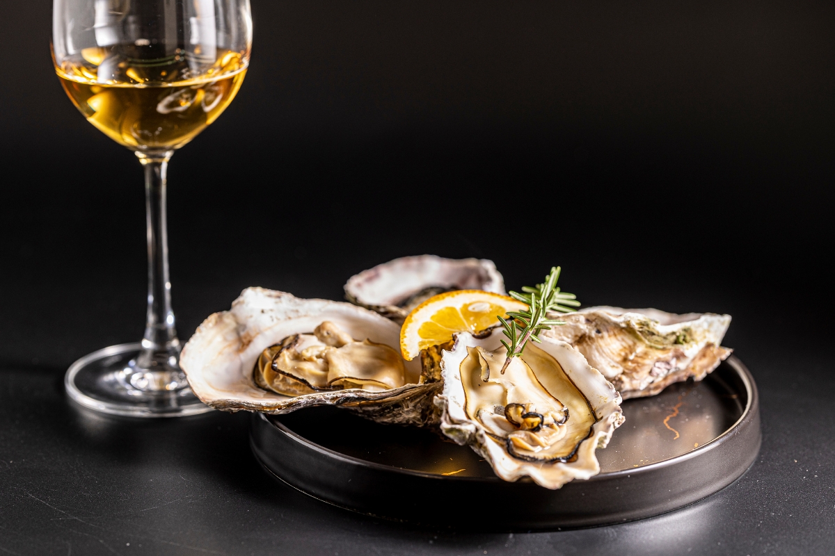 Oesters met Witte Wijn