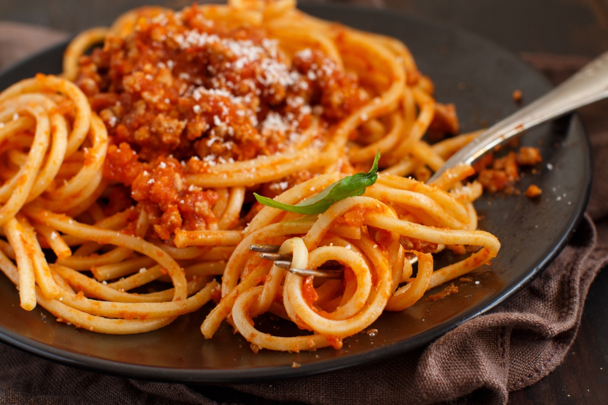 Wijn bij pasta
