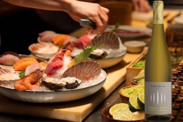 Sushi met Gewürztraminer